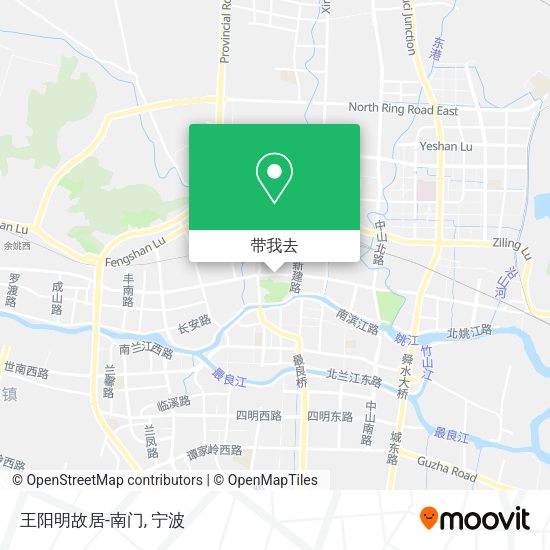 王阳明故居-南门地图