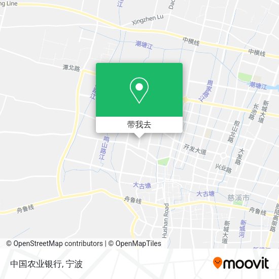 中国农业银行地图