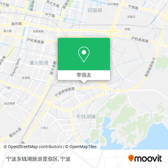 宁波东钱湖旅游度假区地图