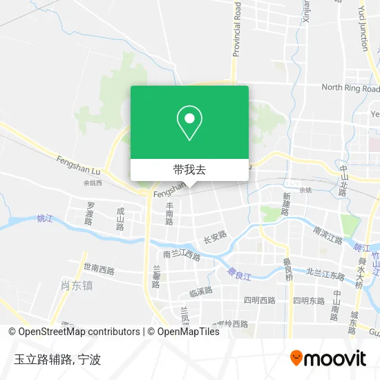玉立路辅路地图