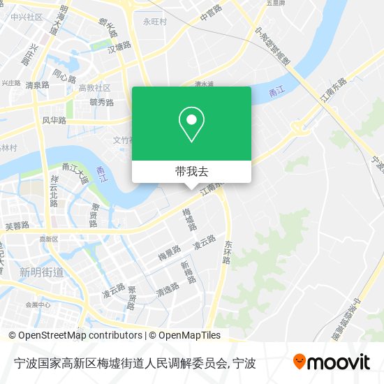 宁波国家高新区梅墟街道人民调解委员会地图
