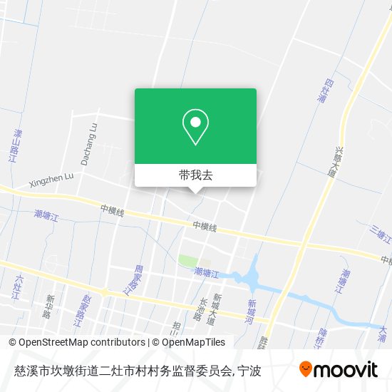 慈溪市坎墩街道二灶市村村务监督委员会地图