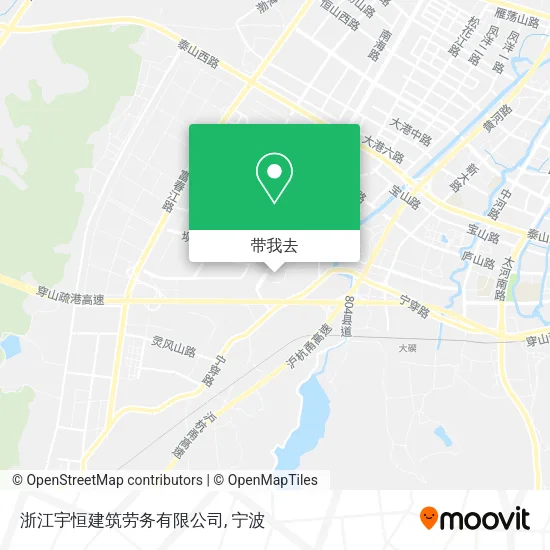 浙江宇恒建筑劳务有限公司地图