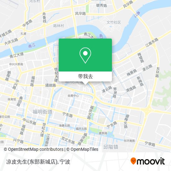 凉皮先生(东部新城店)地图