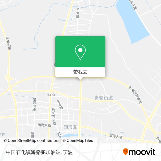 中国石化镇海骆驼加油站地图