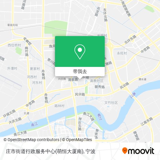 庄市街道行政服务中心(萌恒大厦南)地图