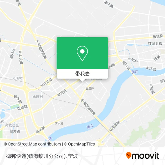 德邦快递(镇海蛟川分公司)地图