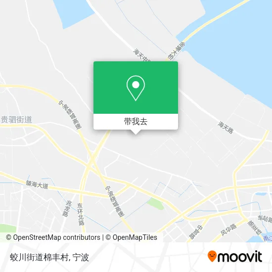 蛟川街道棉丰村地图