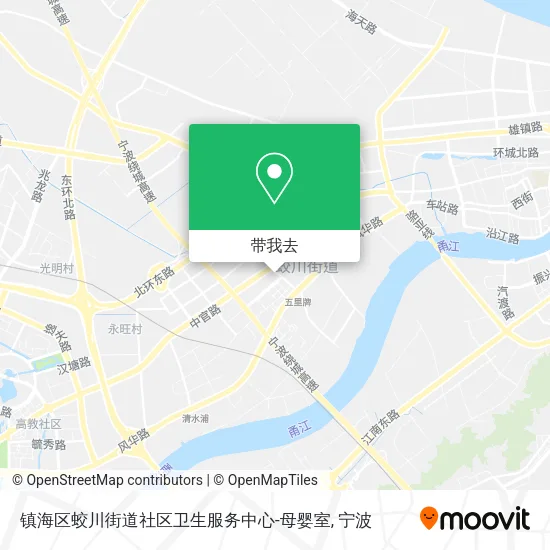 镇海区蛟川街道社区卫生服务中心-母婴室地图