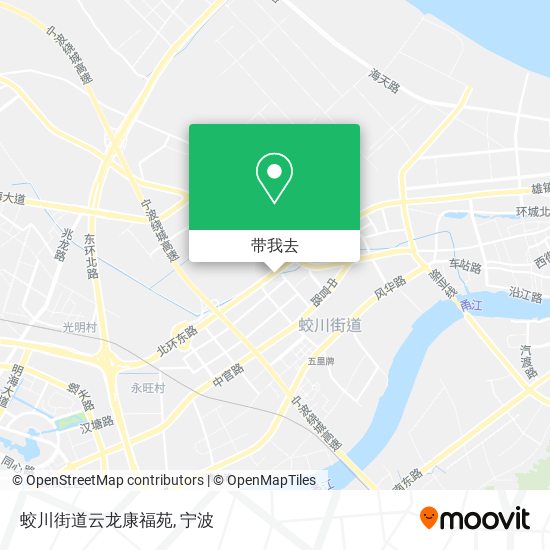 蛟川街道云龙康福苑地图