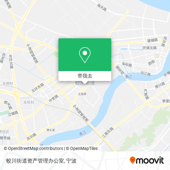 蛟川街道资产管理办公室地图