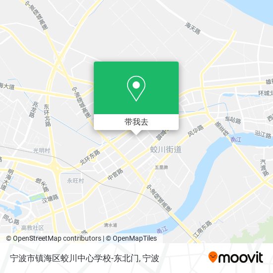 宁波市镇海区蛟川中心学校-东北门地图