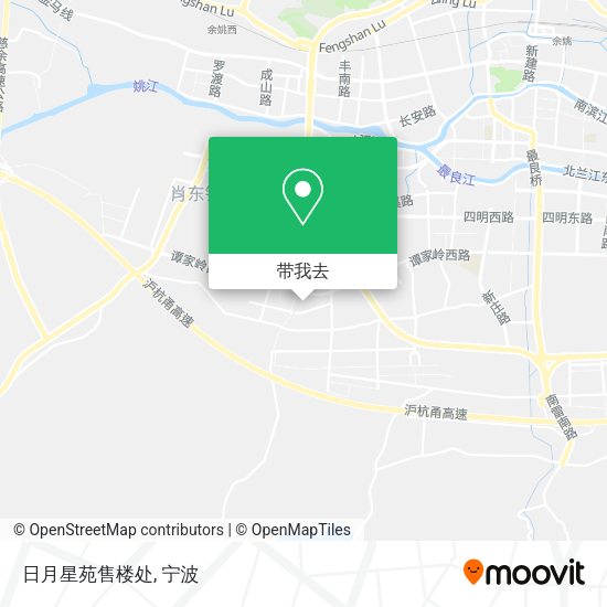 日月星苑售楼处地图