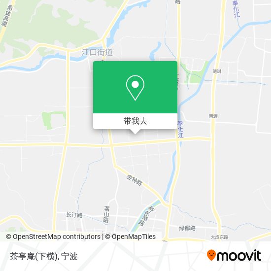 茶亭庵(下横)地图