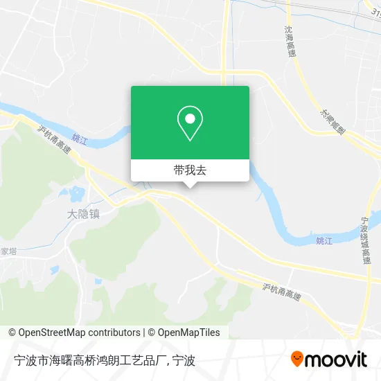 宁波市海曙高桥鸿朗工艺品厂地图