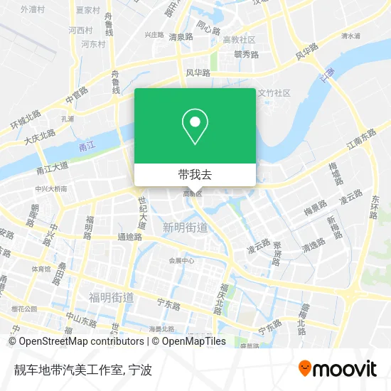 靓车地带汽美工作室地图