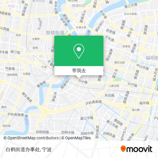 白鹤街道办事处地图