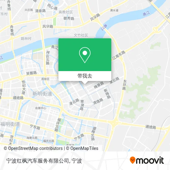 宁波红枫汽车服务有限公司地图