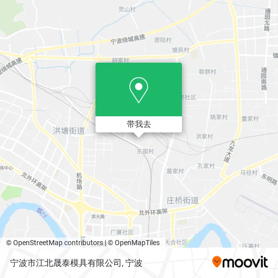 宁波市江北晟泰模具有限公司地图
