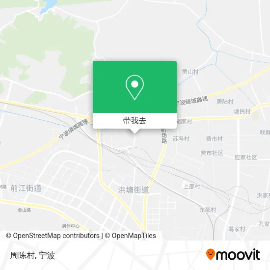周陈村地图