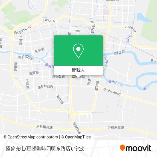 怪兽充电(巴顿咖啡四明东路店)地图