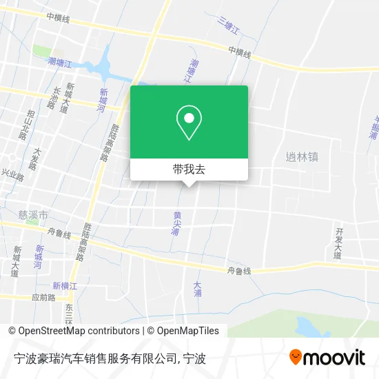 宁波豪瑞汽车销售服务有限公司地图