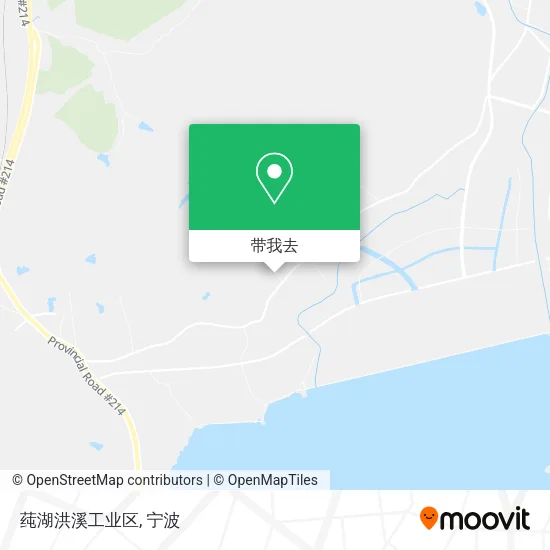 莼湖洪溪工业区地图