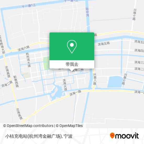小桔充电站(杭州湾金融广场)地图