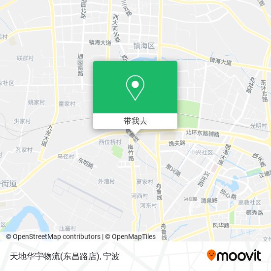 天地华宇物流(东昌路店)地图