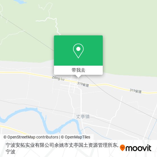 宁波安拓实业有限公司余姚市丈亭国土资源管理所东地图