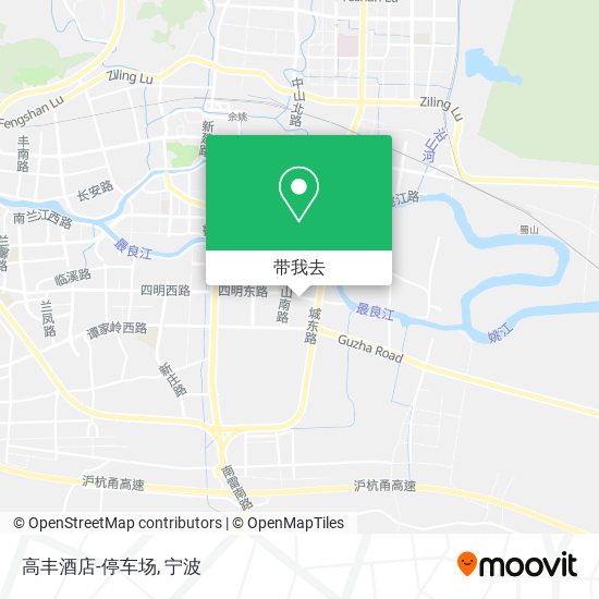 高丰酒店-停车场地图