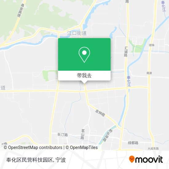 奉化区民营科技园区地图
