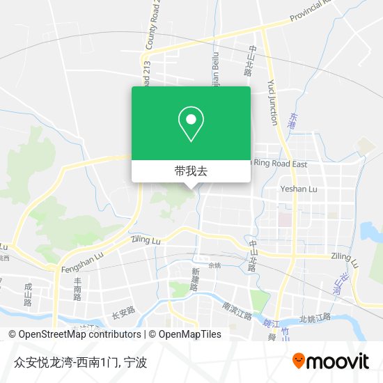 众安悦龙湾-西南1门地图