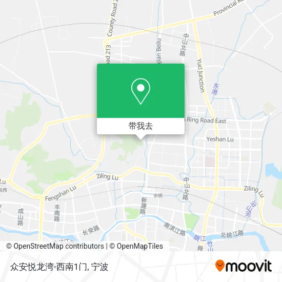 众安悦龙湾-西南1门地图