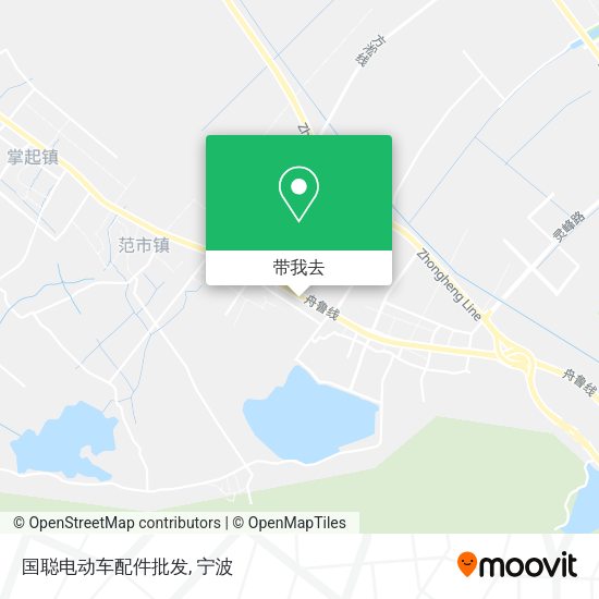 国聪电动车配件批发地图