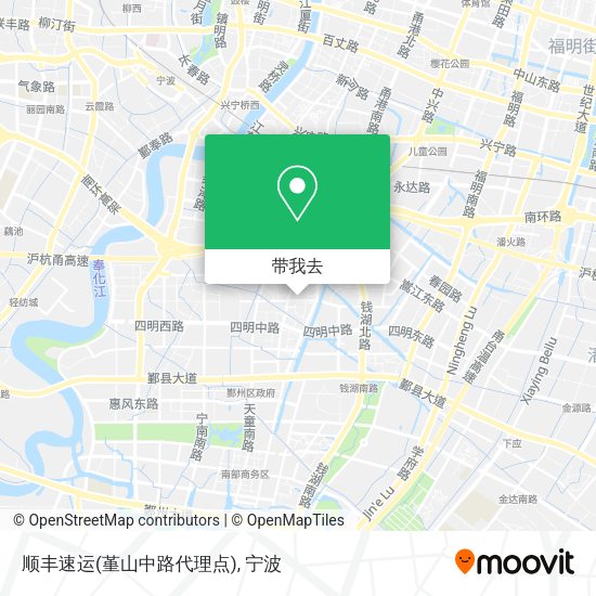 顺丰速运(堇山中路代理点)地图