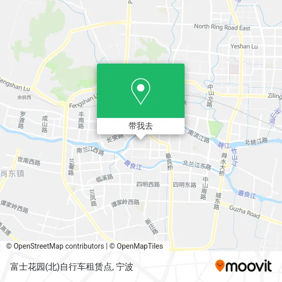 富士花园(北)自行车租赁点地图