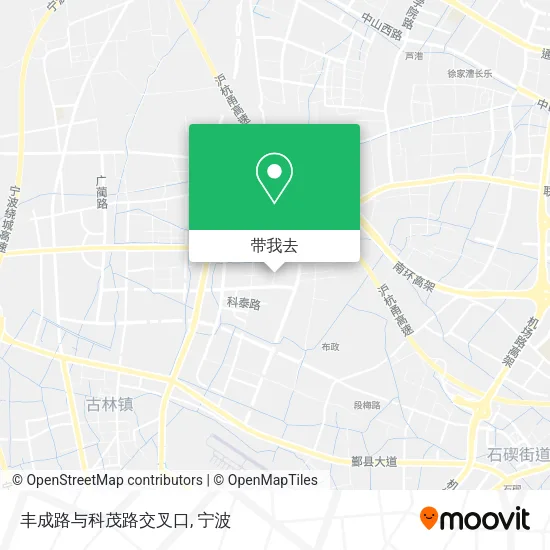 丰成路与科茂路交叉口地图