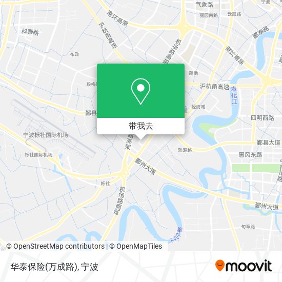 华泰保险(万成路)地图