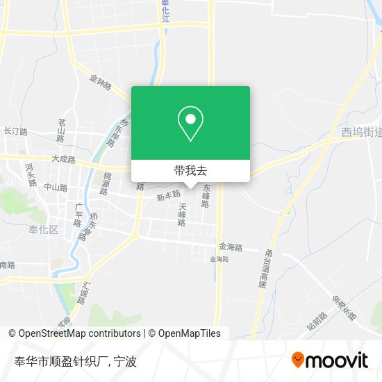 奉华市顺盈针织厂地图
