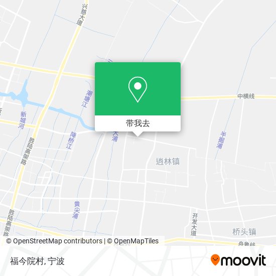 福今院村地图