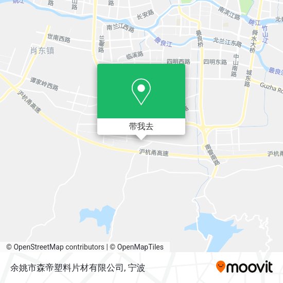 余姚市森帝塑料片材有限公司地图