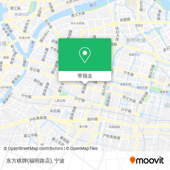 东方棋牌(福明路店)地图