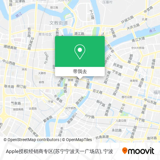 Apple授权经销商专区(苏宁宁波天一广场店)地图