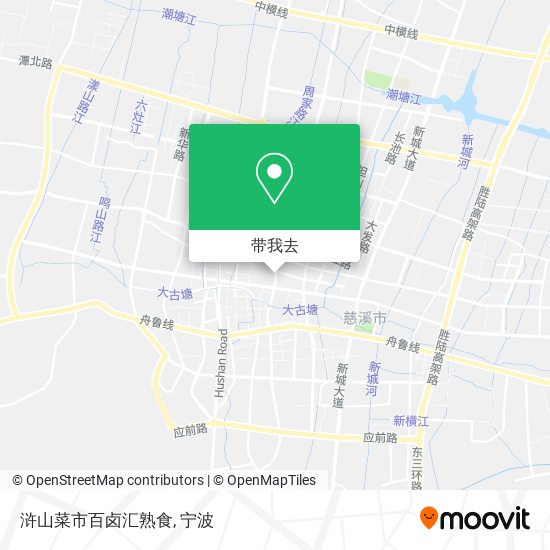 浒山菜市百卤汇熟食地图