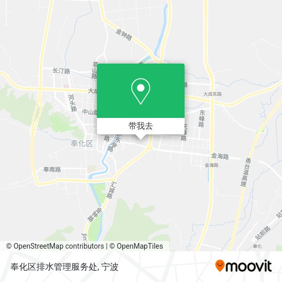 奉化区排水管理服务处地图