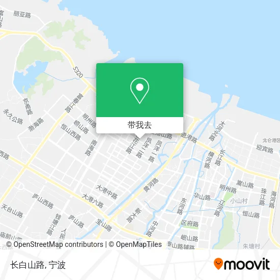长白山路地图