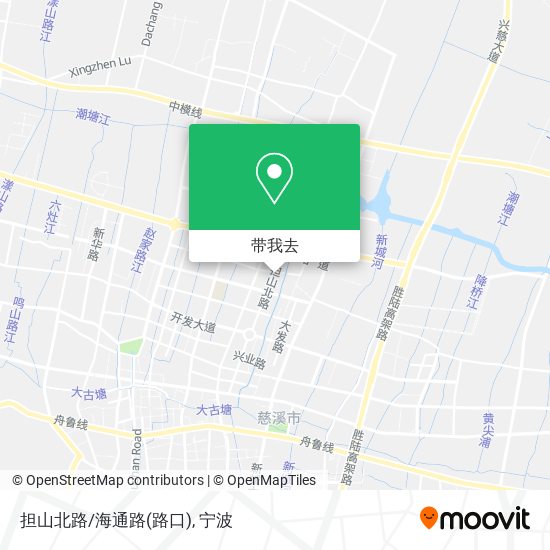 担山北路/海通路(路口)地图