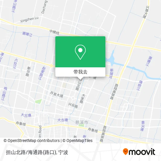 担山北路/海通路(路口)地图