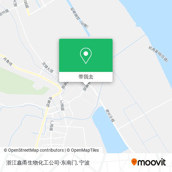 浙江鑫甬生物化工公司-东南门地图